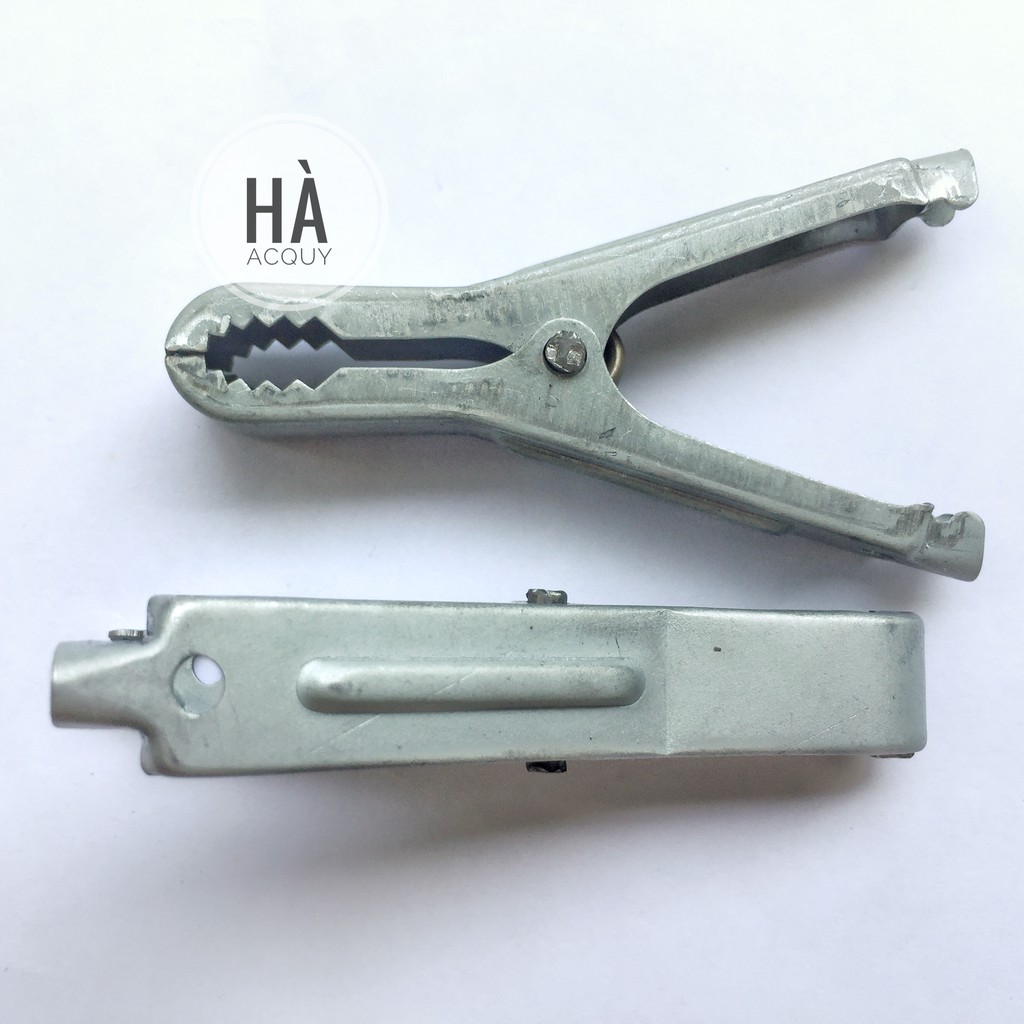 10 cặp Kẹp bình Ắc quy Xám Tài 30A - 7Cm (loại tốt)