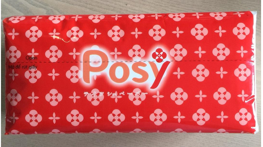 Khăn giấy lụa Posy 2 lớp 250 miếng/ gói