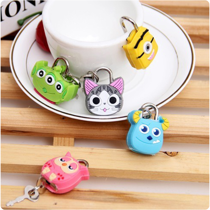 [Combo] 03 ổ keyring cute travel (nhiều màu)-[key code number, small lock cute keyring mini key travel key luggage lock suitcase key backpack key pair set key cabinet khoá két mini khoá cặp táp khoá túi xách khoá giỏ xách]