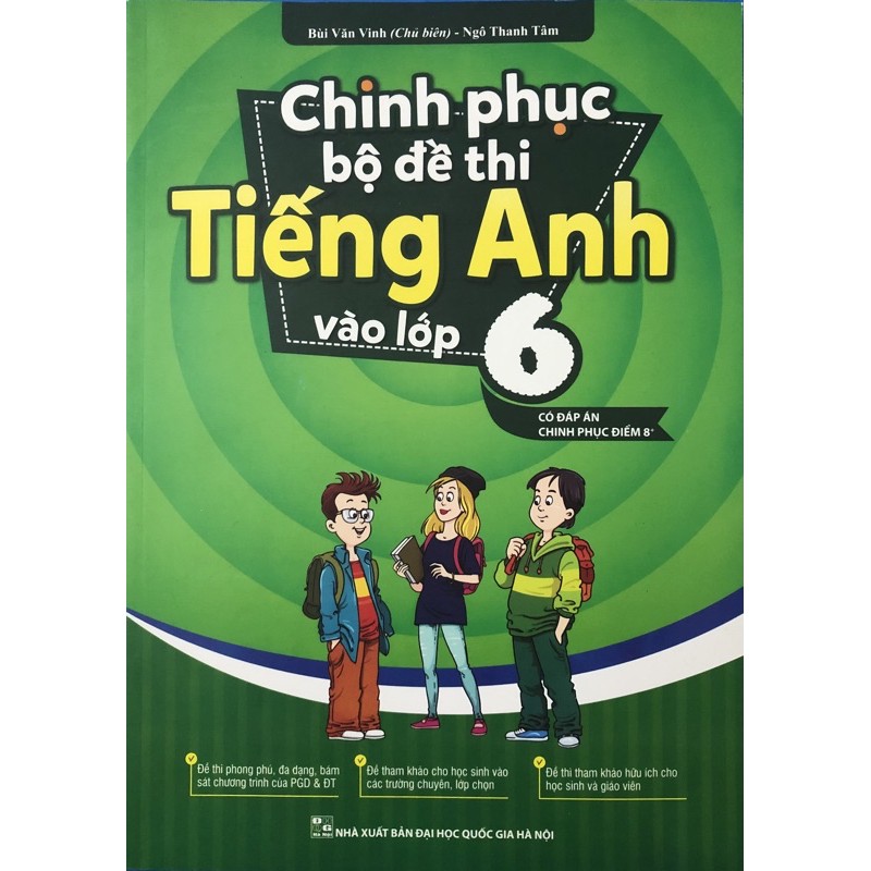 Sách - Chinh phục bộ đề thi tiếng anh vào lớp 6