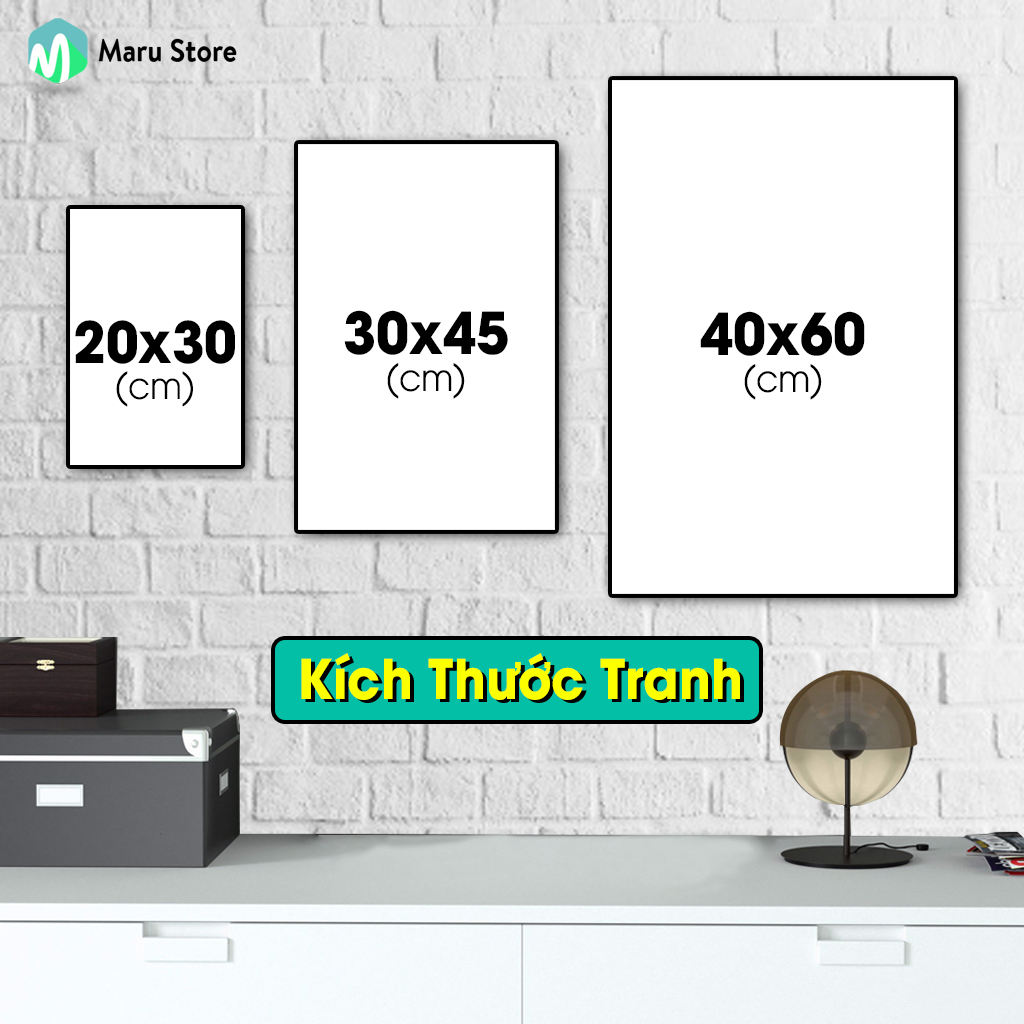 Tranh One Piece Treo Tường Shanks Tóc Đỏ Tranh Canvas
