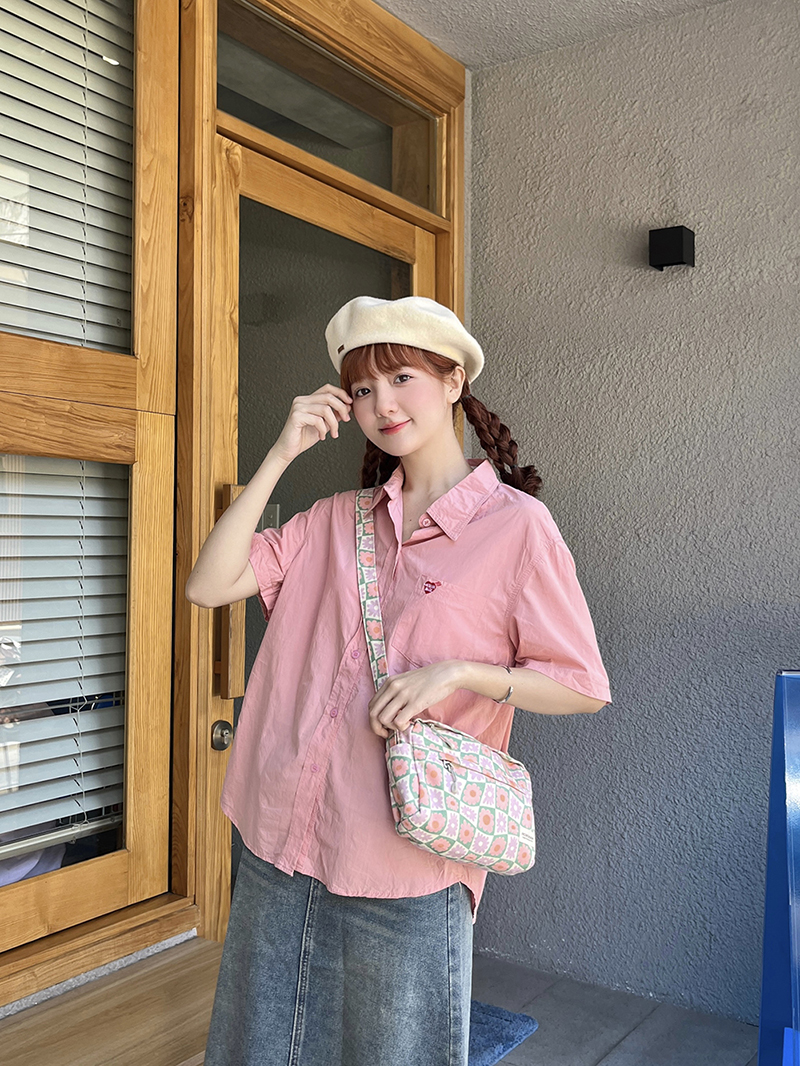 Túi đeo chéo màu kem in hình - Layla CrossBag