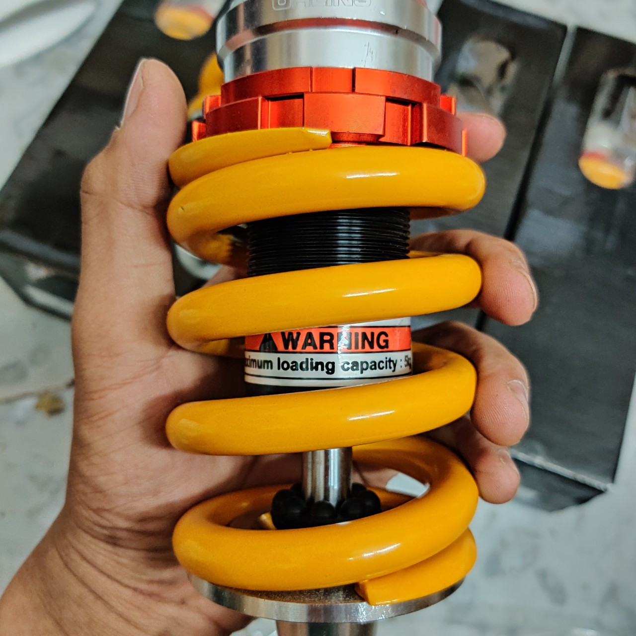 Phuộc nhún sau Ohlins cho Ex 135 Ex 150  [ Mẫu mới]