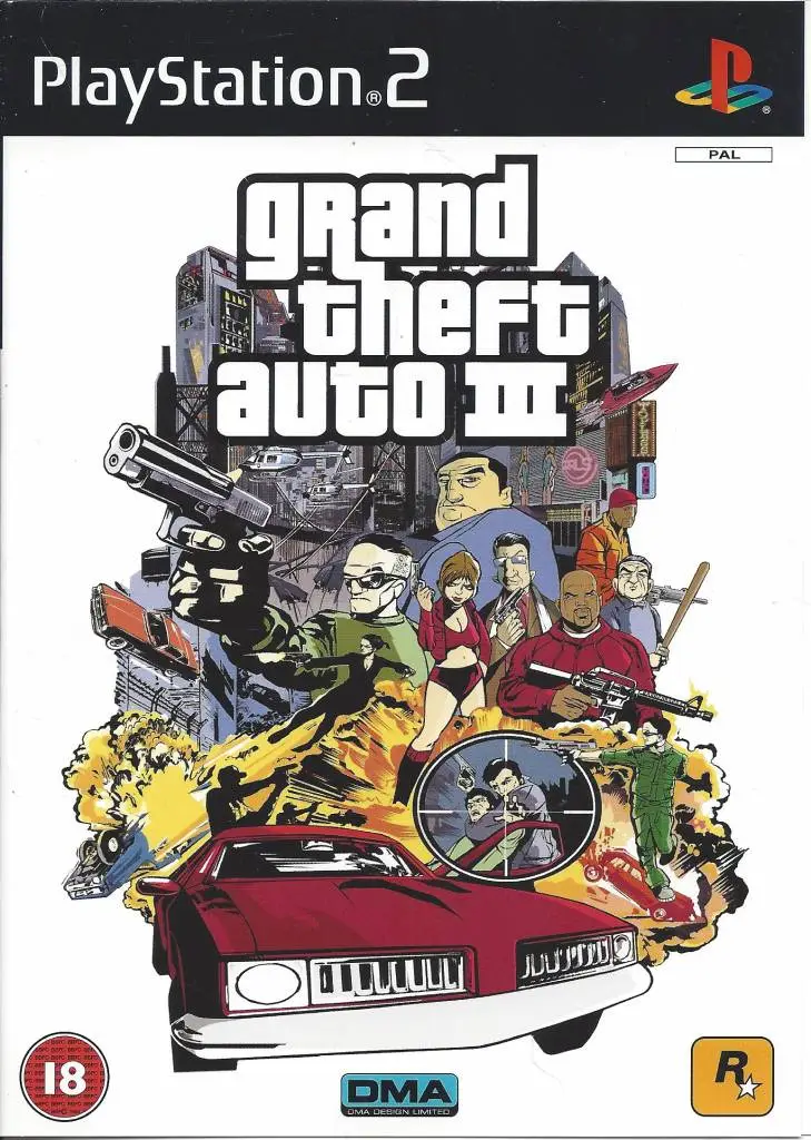 [HCM]game grand theft auto 3 ps2