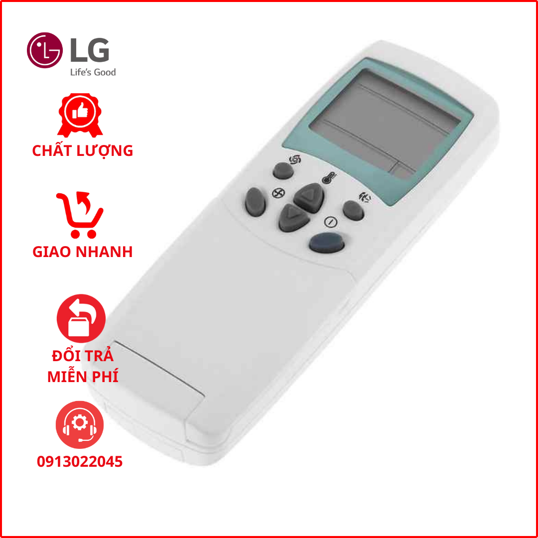 Lg 1-Way and 2-Way Air Conditioner Remote Control (New Open Cover)