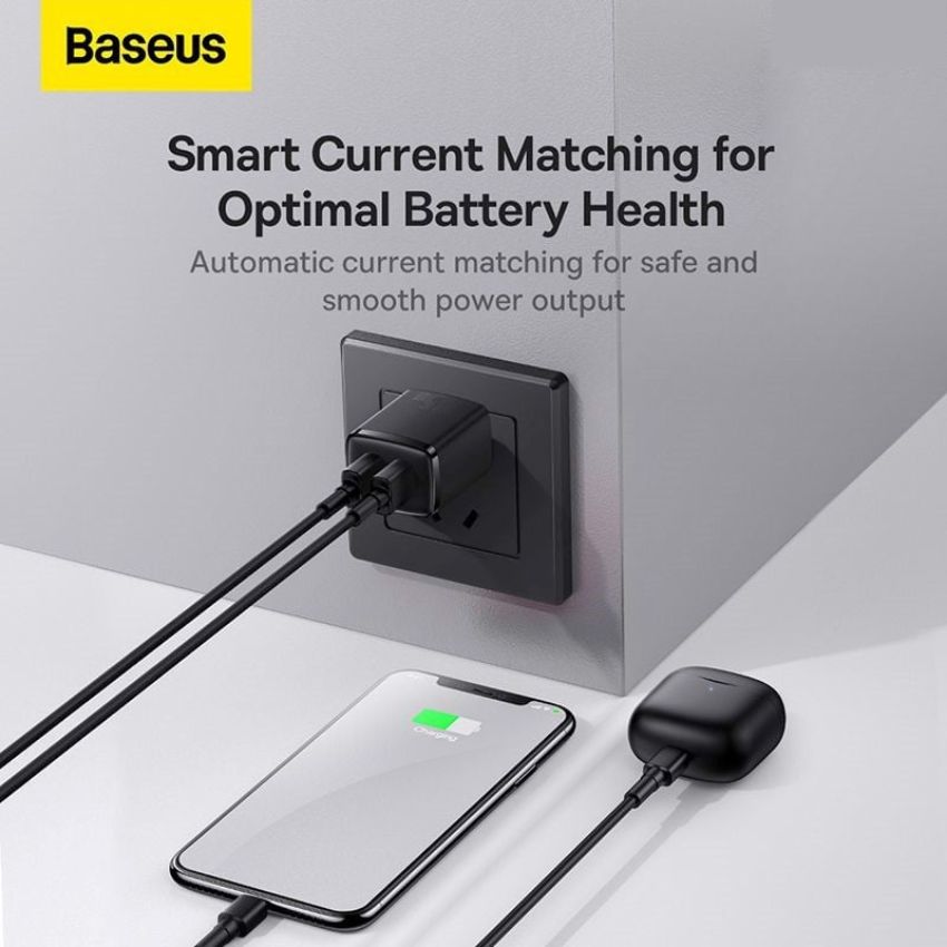 Baseus Compact Charger 2 USB Ports 10.5W Ccxj