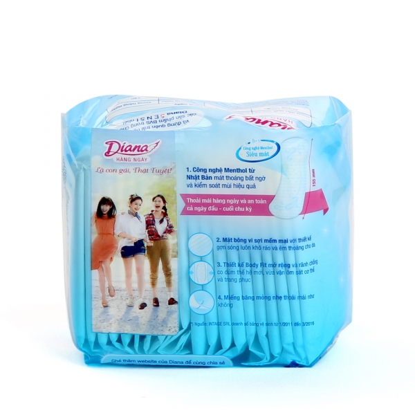 BVS hằng ngày Diana Sensi Cool Fresh 20 miếng