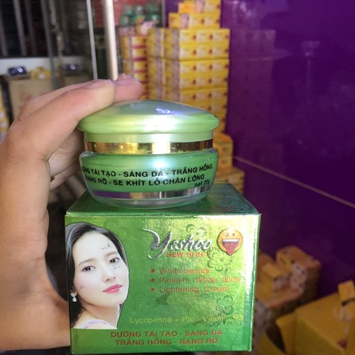 Kem dưỡng da trắng hồng rạng rỡ 10in1 YESHOO 20g