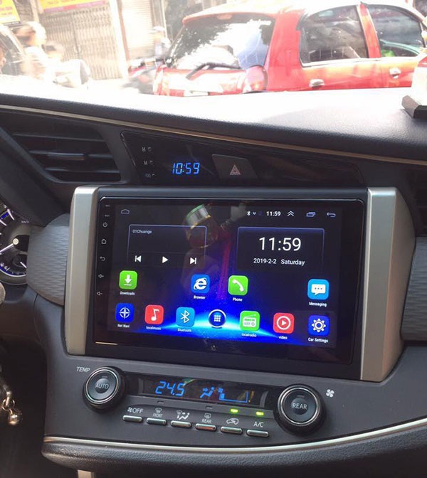 Mặt dưỡng màn hình android cho xe TOYOTA INNOVA 2017-2020