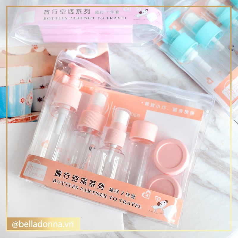 Bảo Hành 6 Tháng Bộ Sang Chiết Mỹ Phẩm 6 Món Tiện Dụng Bottles Partner To Travel