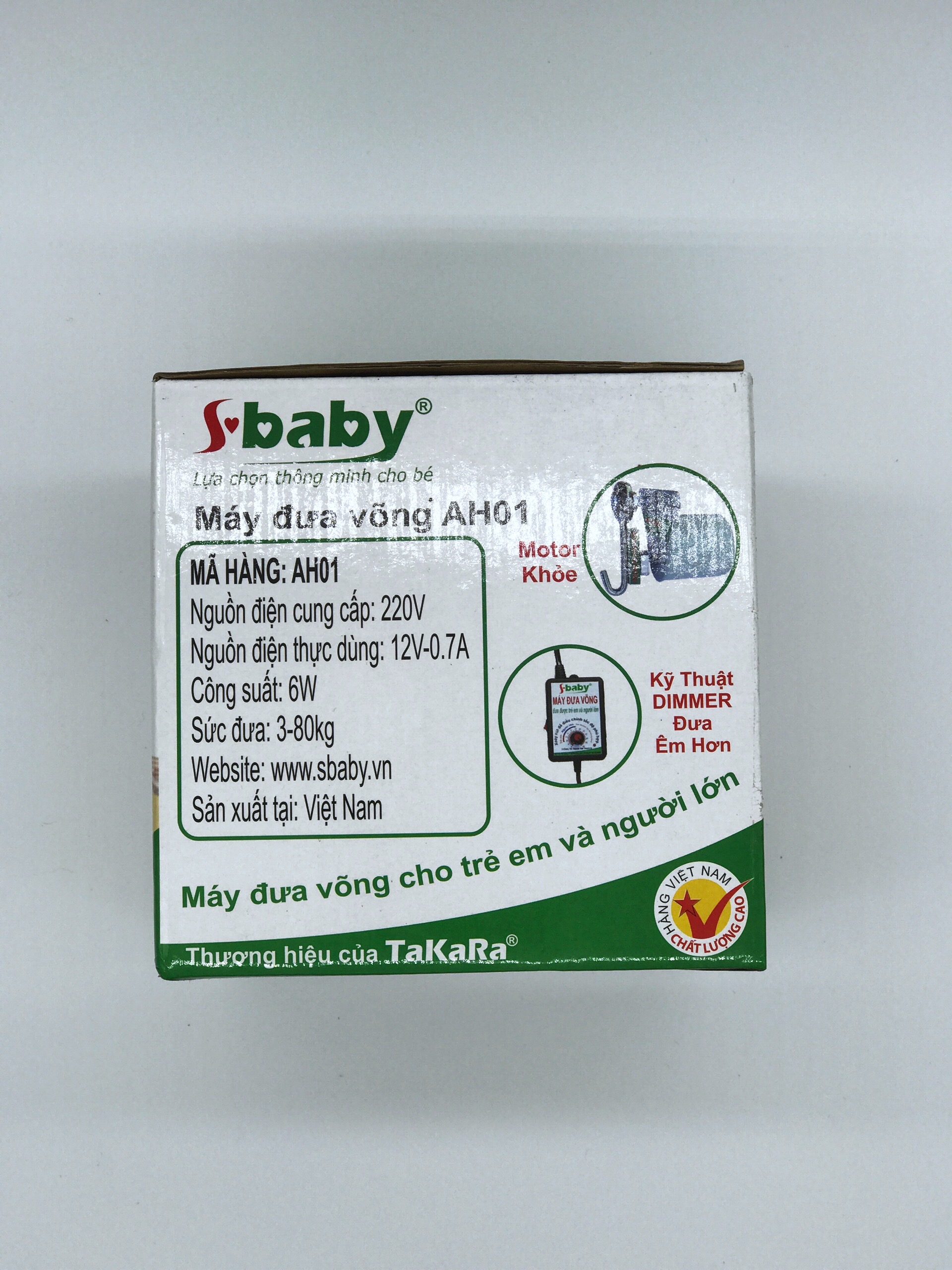 Máy đưa võng sbaby AH01