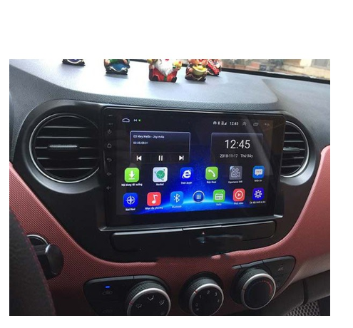 Màn hình DVD Android 4G cho xe HYUNDAI I10 với hệ android 10.1, cấu hình mới nhất hiện nay RAM 2G ROM 32G IPS chống chói kính cường lực 2.5D ra lệnh giọng nói, tích hợp vô lăng, sang trọng ĐẲNG CẤP XE HƠI