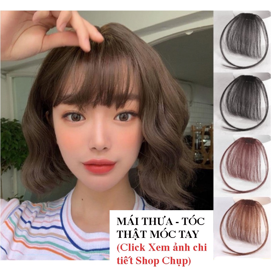 Mái thưa tóc thật hàng dệt tay cao cấp