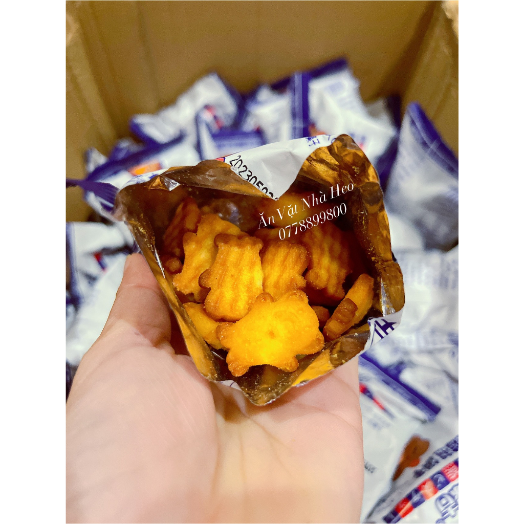 Bánh Quy Lúa Mạch Hình Gấu teddy Thơm Ngon (1kg/500g)