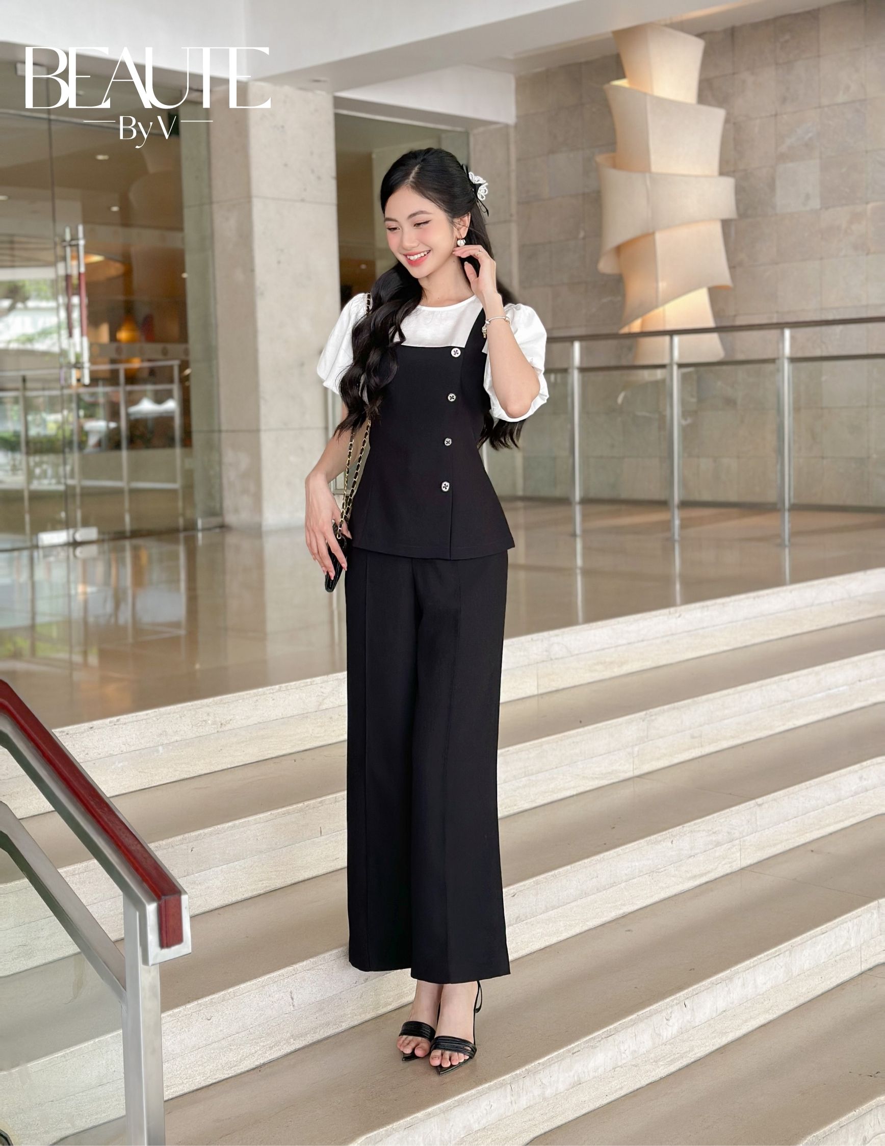 BEAUTEBYV - Quần dáng suông chạy mí Hannah