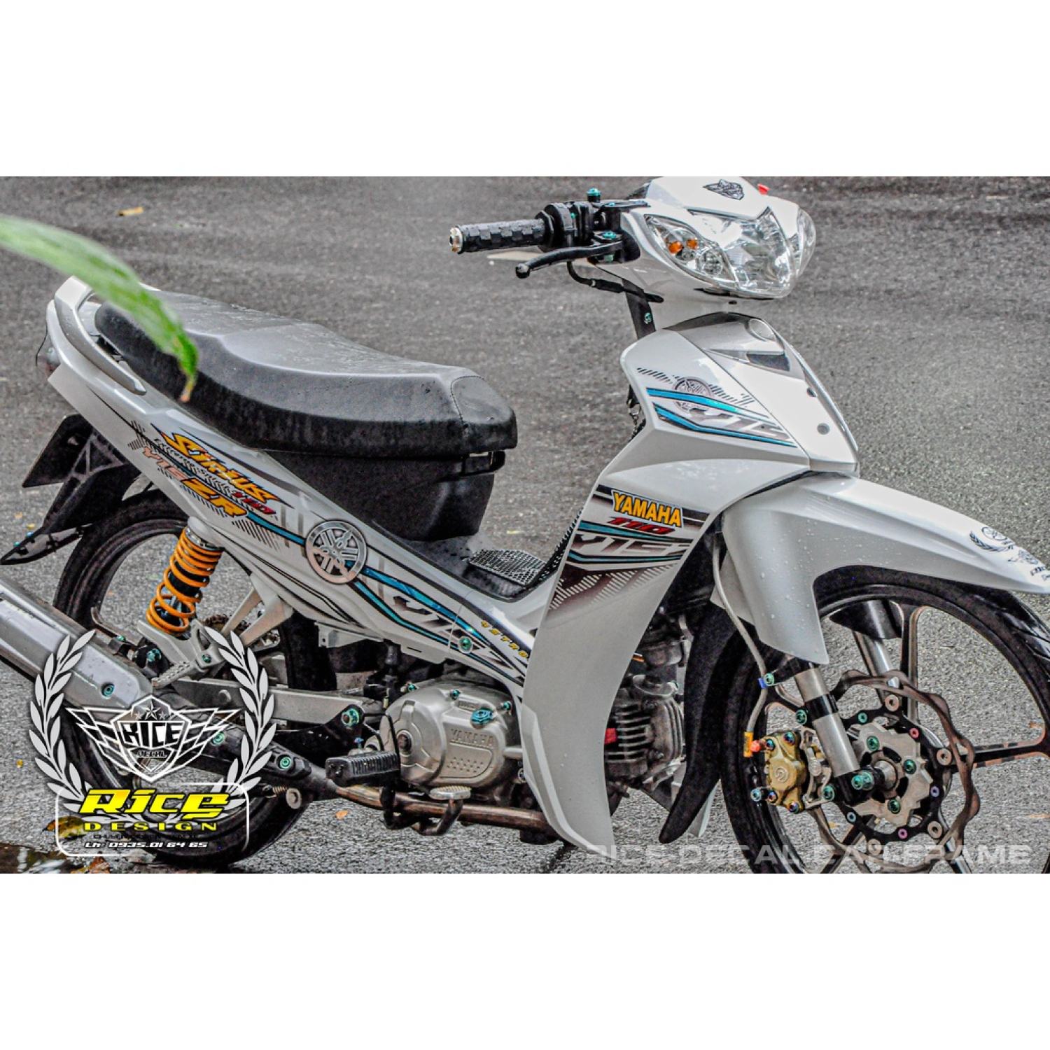Tem Sirius trắng Full Y15ZR mẫu mới ( Tem in thương Mẫu gốc Rice decal )