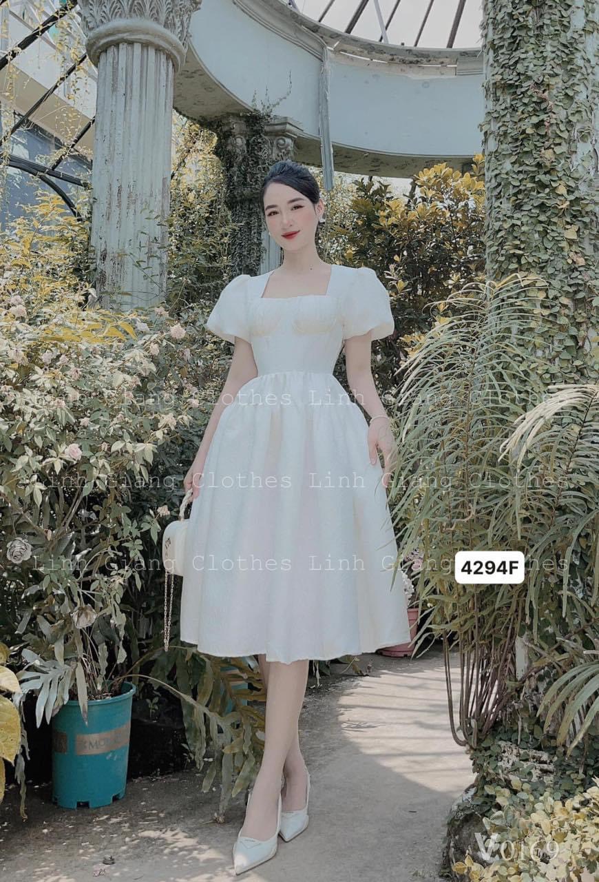 Váy gầm 2 tầng cúp ngực siêu đẹp-mẫu váy đi dự tiệc cưới thì xinh hơn cả cô dâu luôn-lđ