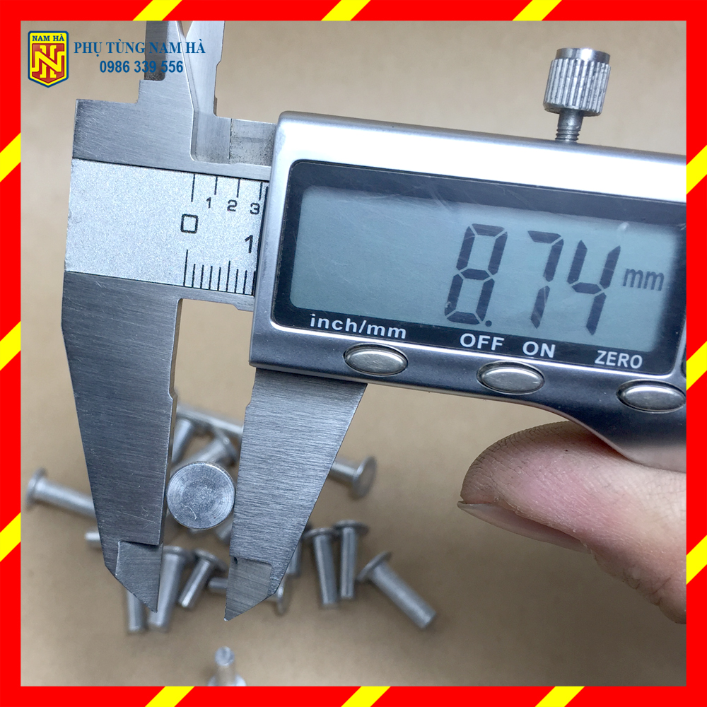 50gr Đinh nhôm tán đường kính thân phi 4
