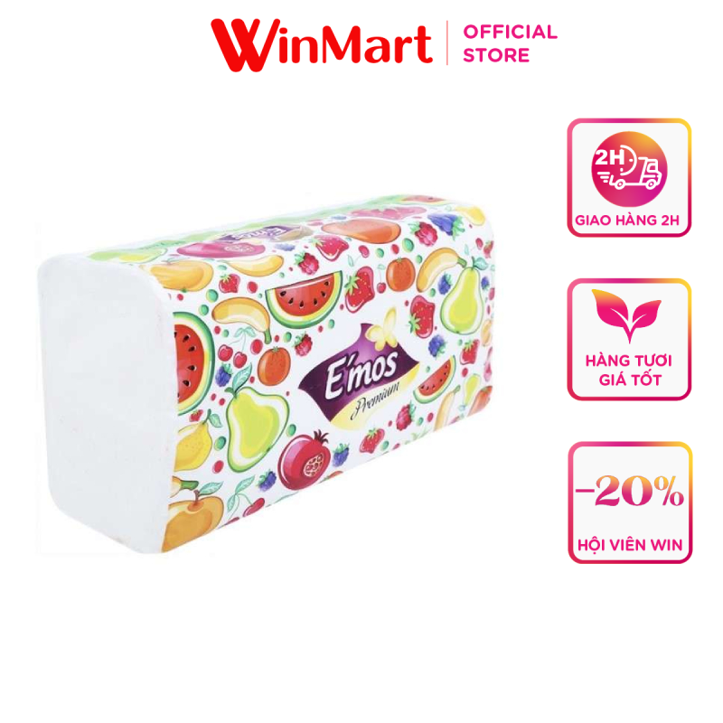 - khăn giấy lụa emos e'mos special 250 tờ