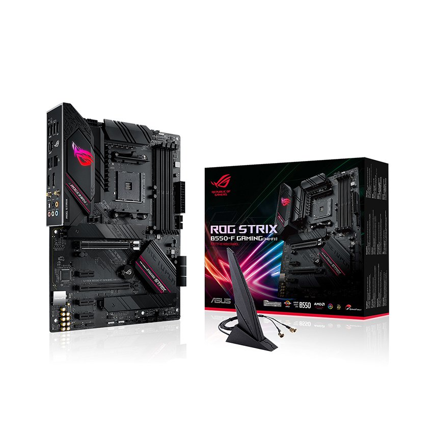 Mainboard ASUS ROG STRIX B550-F GAMING (WI-FI) (AMD B550, Socket AM4, ATX, 4 khe RAM DRR4)