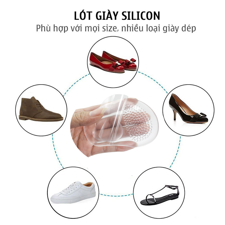 6 Miếng lót mũi giày chống đau chân