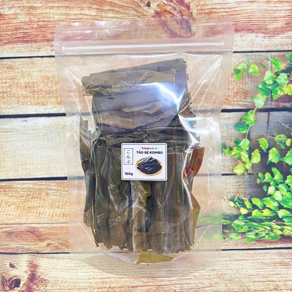 Tảo bẹ kombu nhật bản 100g | nấu nước dùng dashi