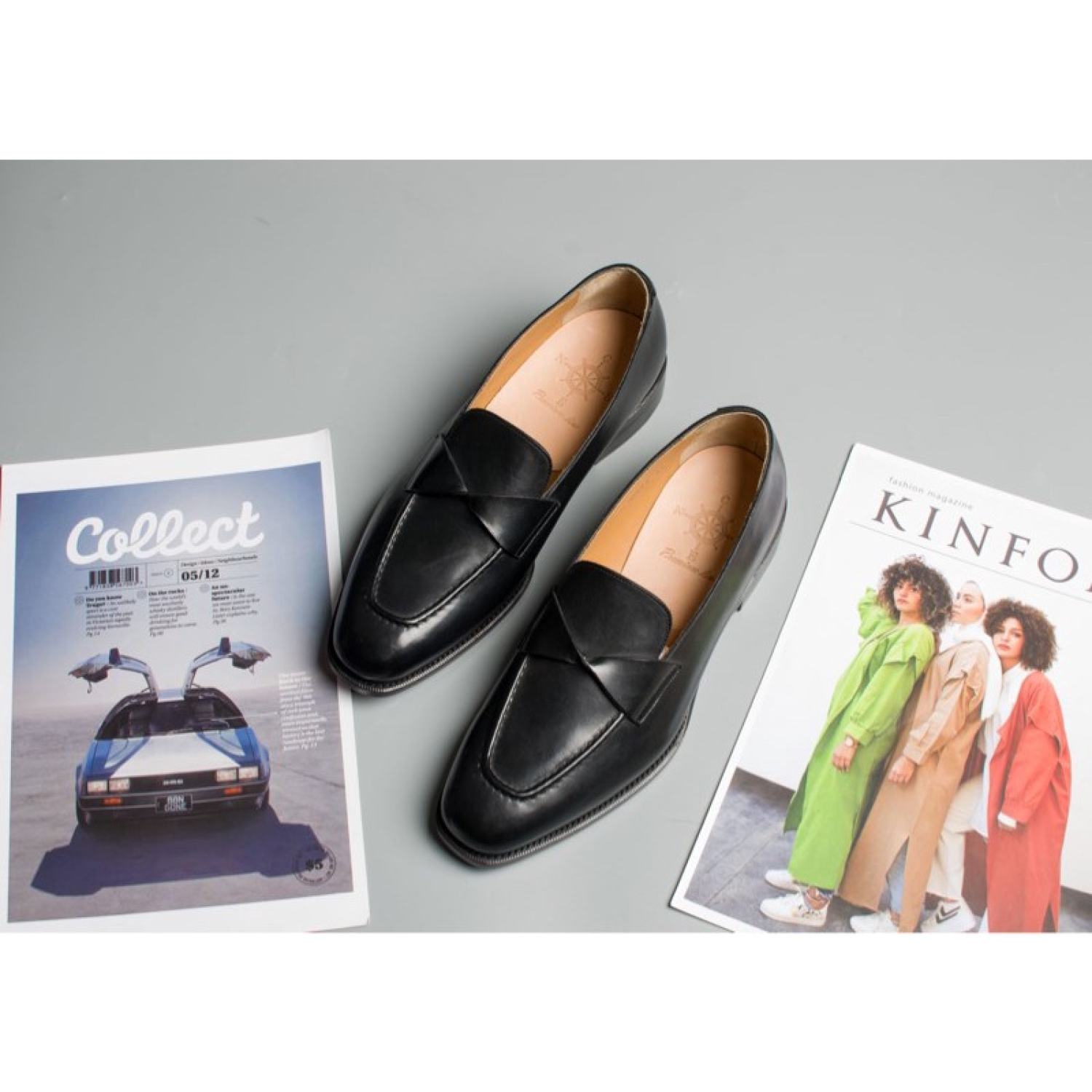 Giày Loafer Chất Liệu Da Nhập Khẩu Thương Hiệu CNES(1A CNS 58)
