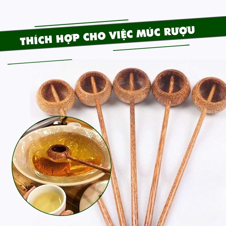 GÁO GỖ DỪA MÚC NƯỚC MÚC RƯỢU