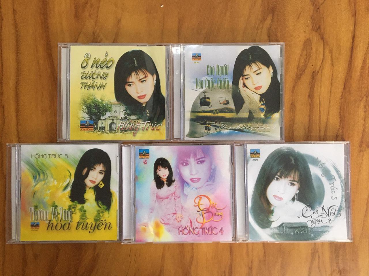 [MDCD] Bộ 5 CD Nhạc Trữ Tình Hồng Trúc 1-2-3-4-5