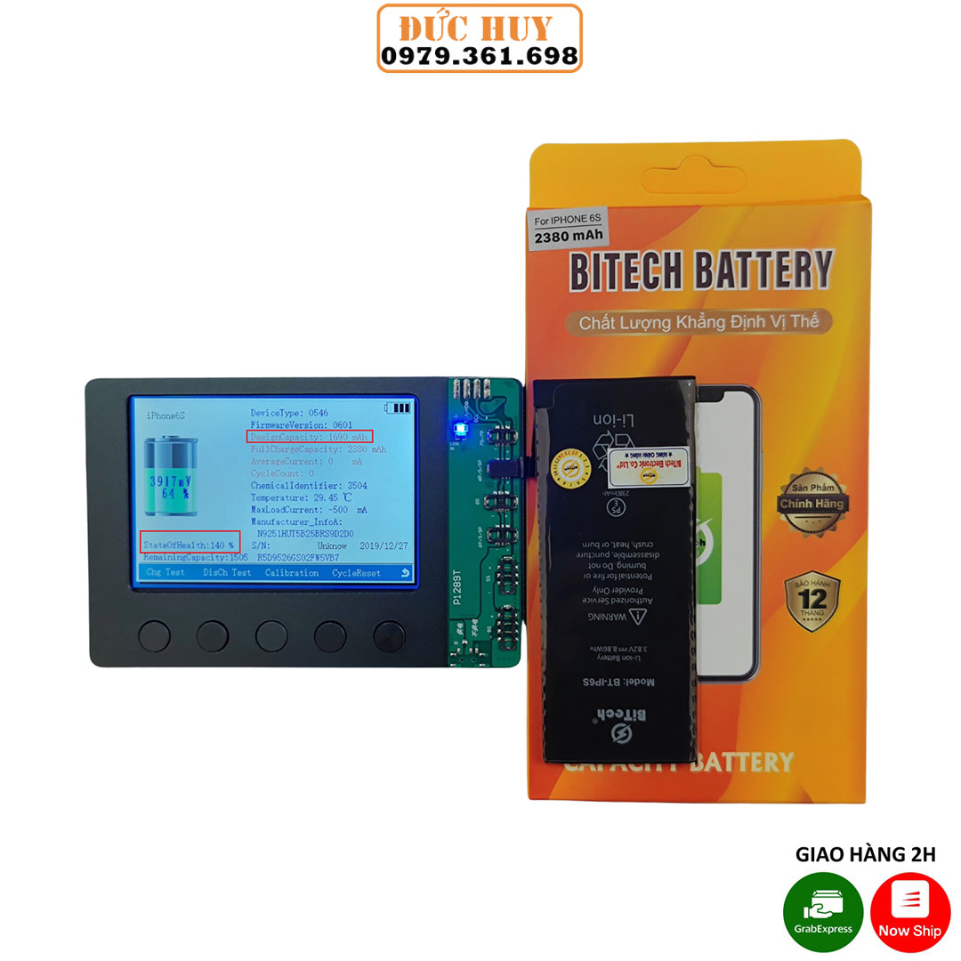 Pin IP6S Dung Lượng Cao BiTech BT-IP6S ( 2380 mAh )