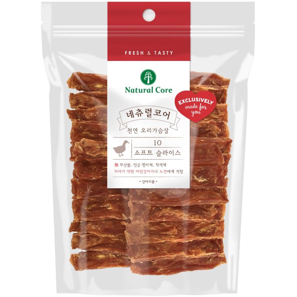 [NATURAL CORE] Thịt Gà, Vịt Sấy Mềm - Snack - Bánh Thưởng Cho Chó