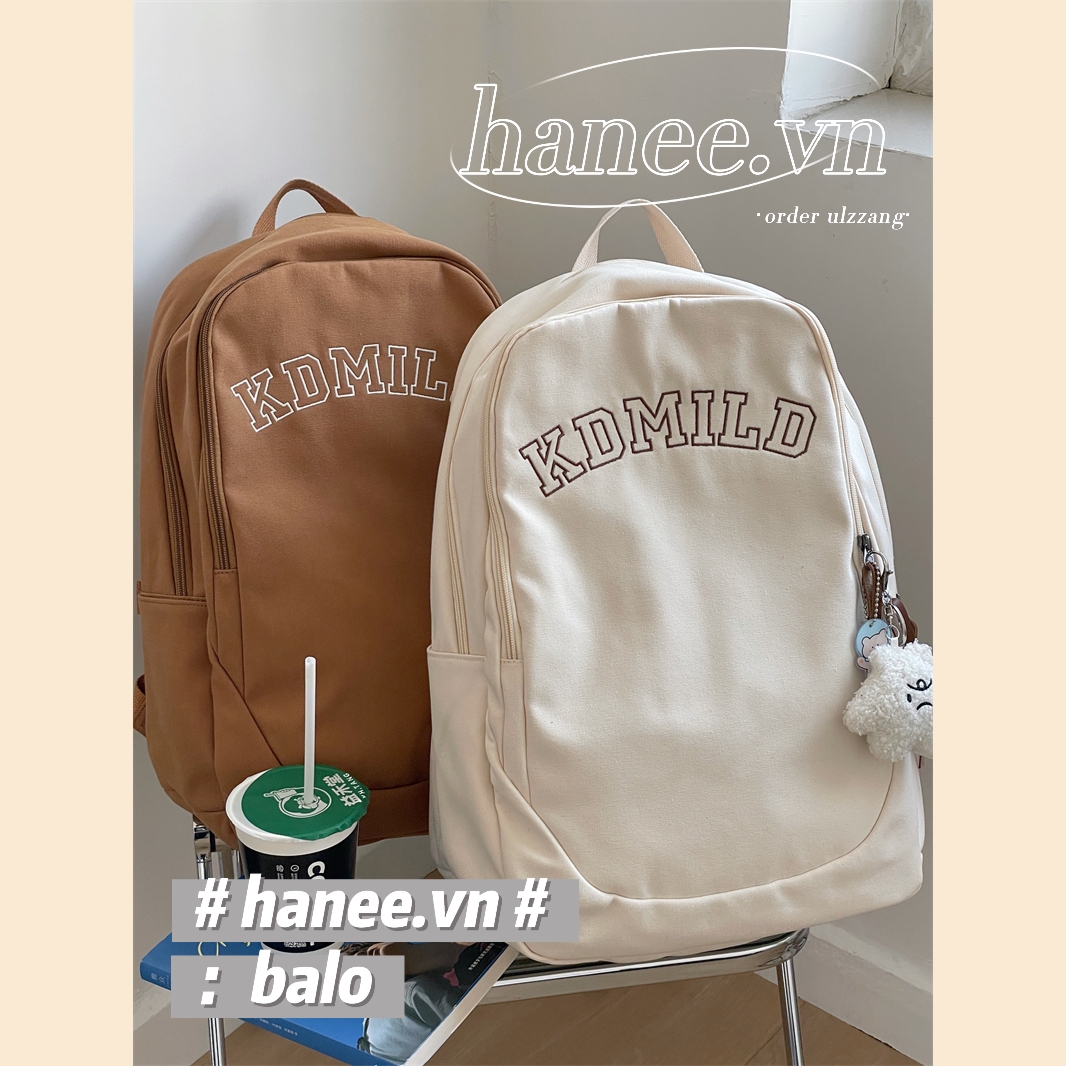Backpack School Bag Basic ulzzang BL04