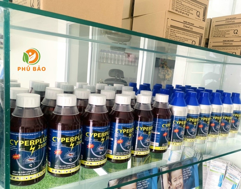 Thuốc diệt muỗi phòng trừ côn trùng Cyper Plus 250EC