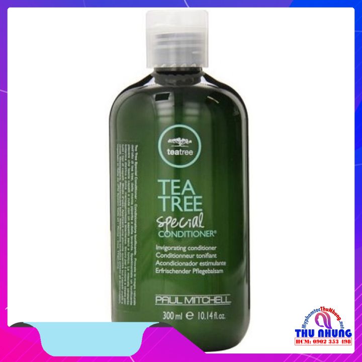[+Tặng mũ trùm]Dầu xả Trà - Bạc Hà cho tóc màu Paul Mitchell 300ml ( Tea Tree Special Color Conditioner)