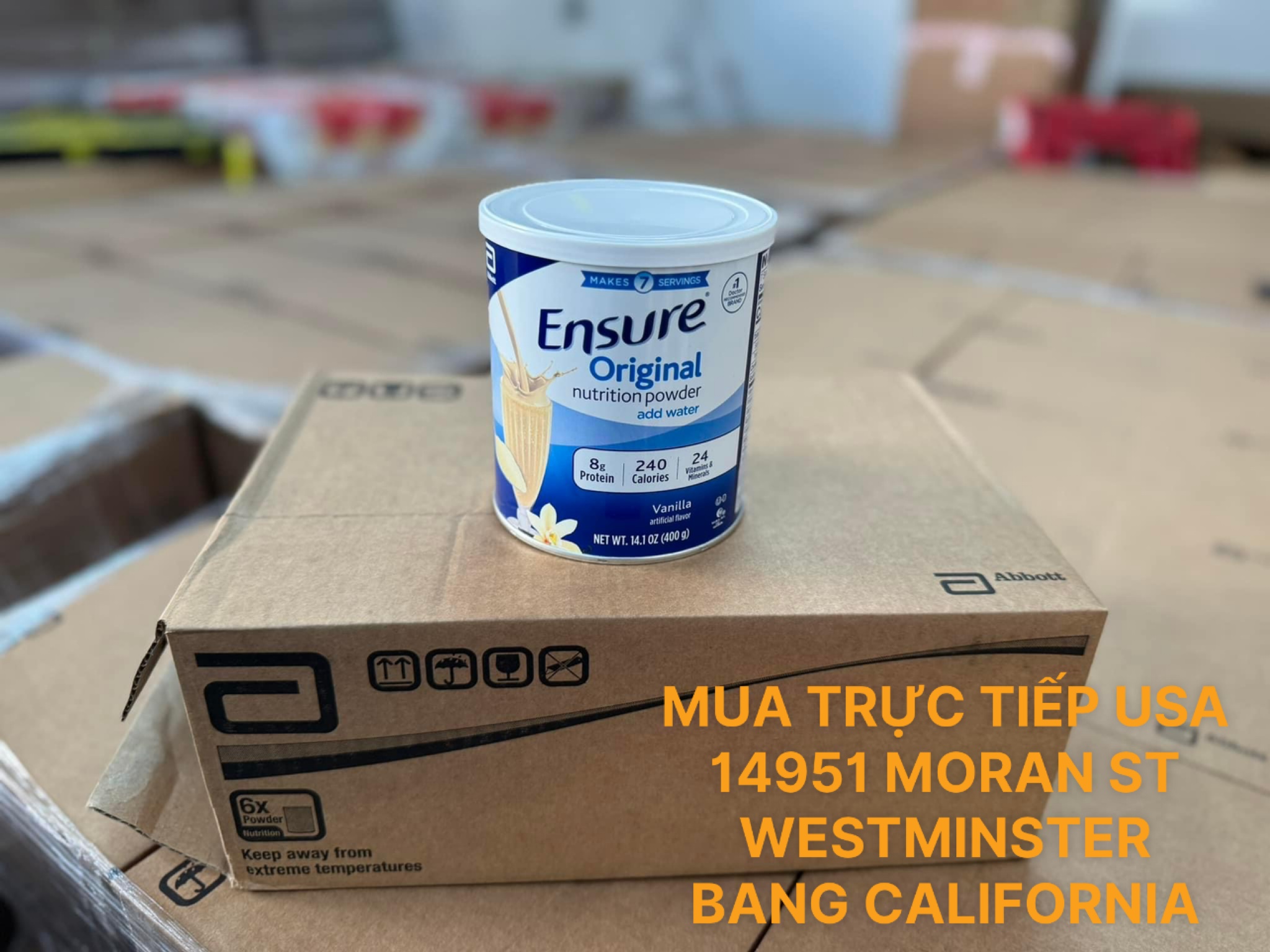[MẪU MỚI DATE MỚI] Sữa Ensure Original Vanilla Hương Vani 400g