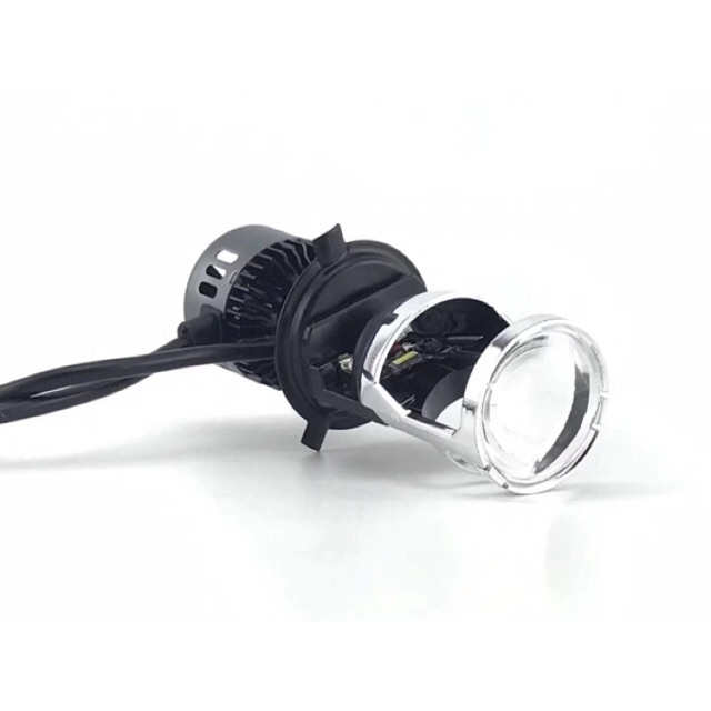 Đèn pha led Bi Cầu Mini Chân H4 (1 Bóng)