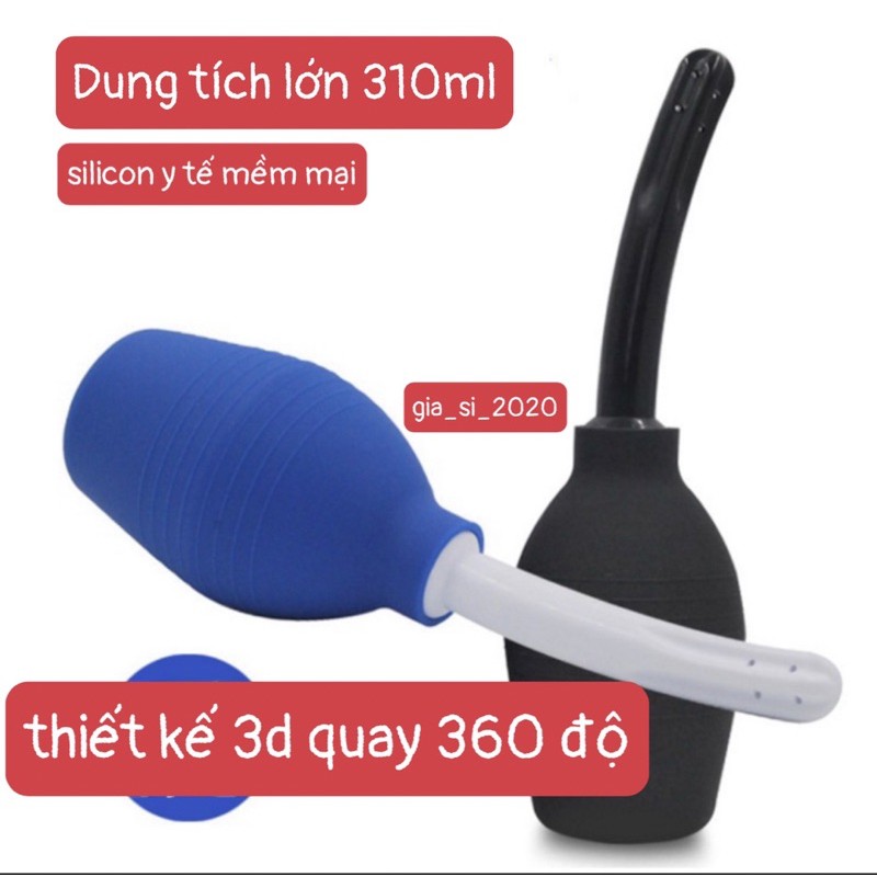 Bình Xịt Rửa Hậu Môn Rửa Âm Đạo Siêu Mềm-Xanh