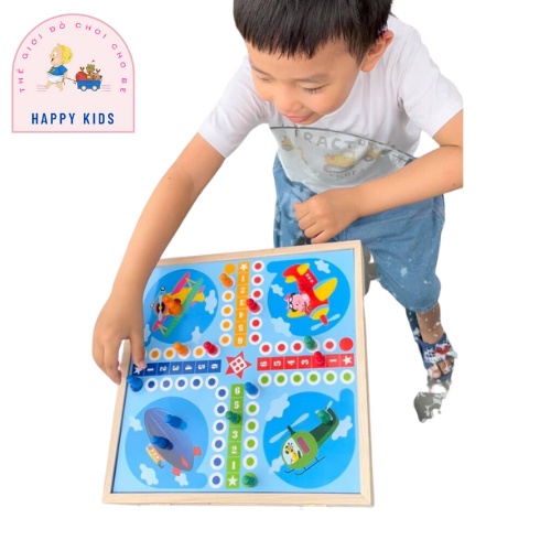 Cờ búng, caro, cá ngựa 3 trong 1 cho bé (HH-0258)