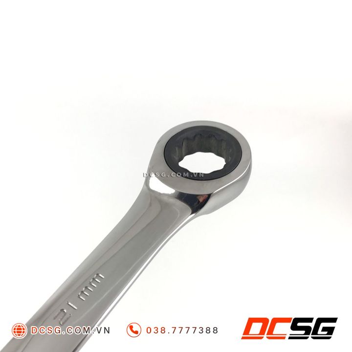 Cờ lê vòng miệng tự động 21mm Sata 43616