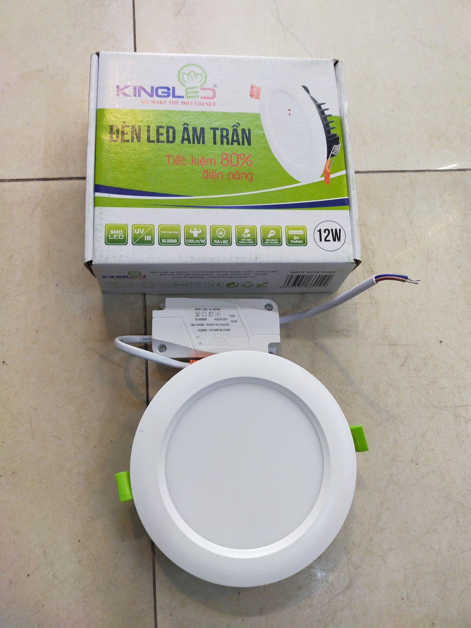 Âm trần kingled đổi màu d110-12w