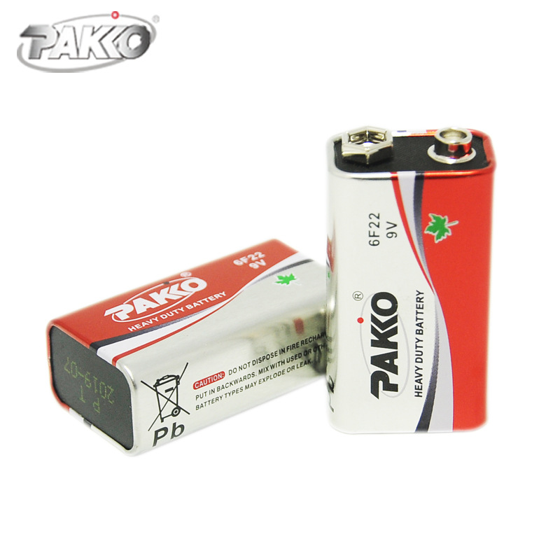 Pin vuông 9V Pakko 6F22 cao cấp 1 viên