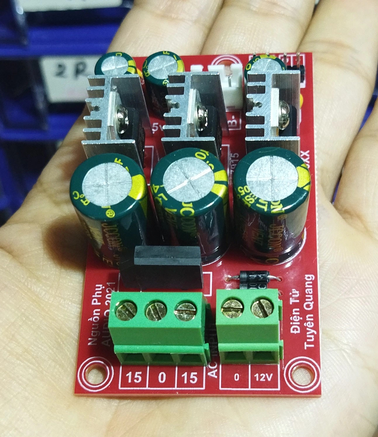 Mạch Nguồn Pre 15V Và 12V Cho Mạch USB Bluetooth - 1 Cái