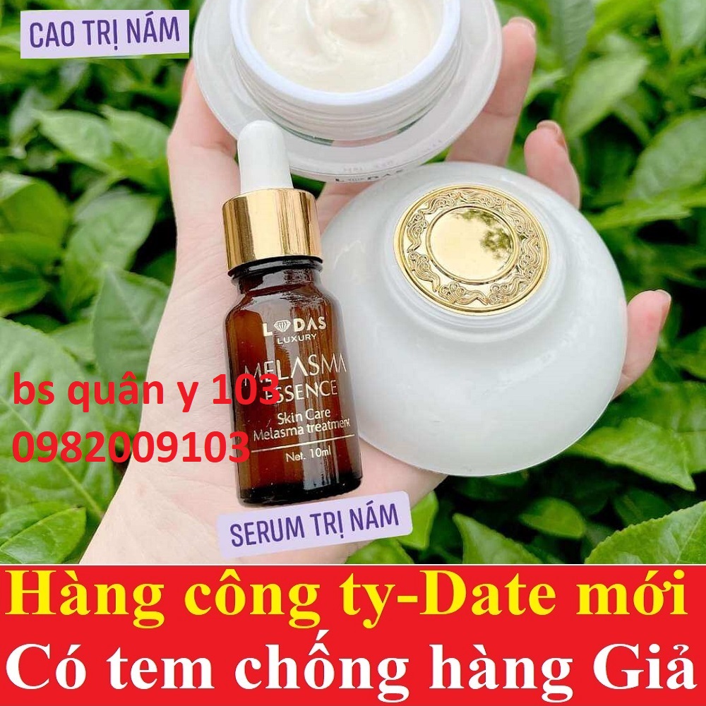 Serum Nám Lodas melasma Esence Plus nước thần Đan thy 10/30ml (new gold)