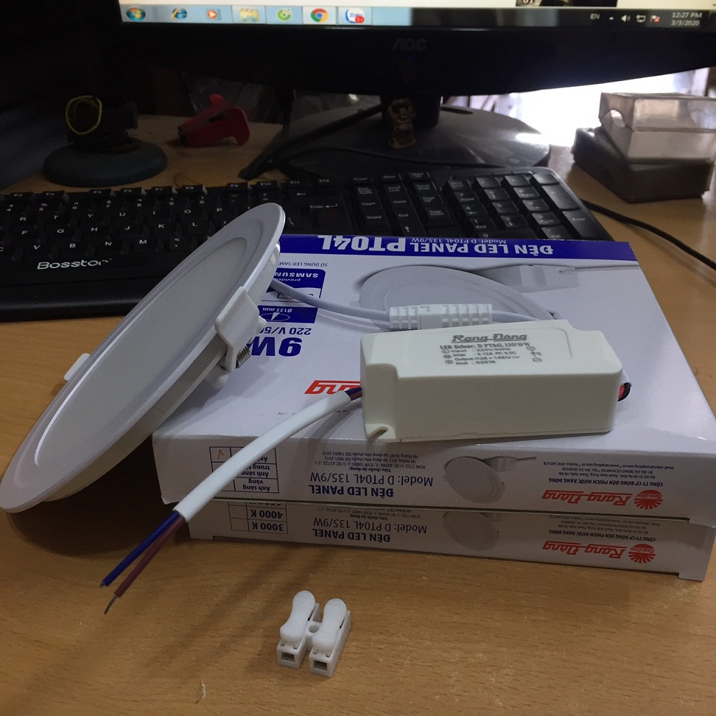 [HCM]ĐÈN LED ÂM TRẦN RẠNG ĐÔNG 9W 6W 12W MODEL PT04L