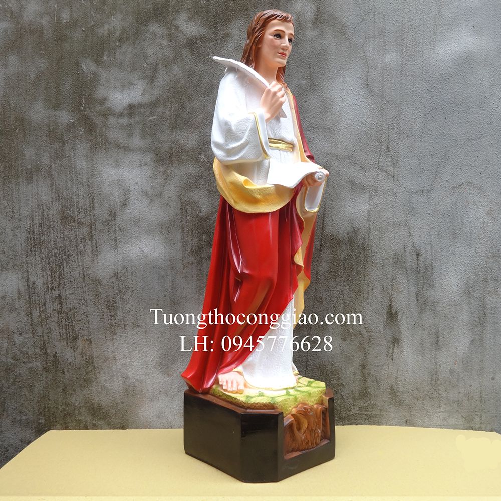 Tượng Thánh Gioan Tông Đồ 60cm (Thánh Gioan Thánh Sử)