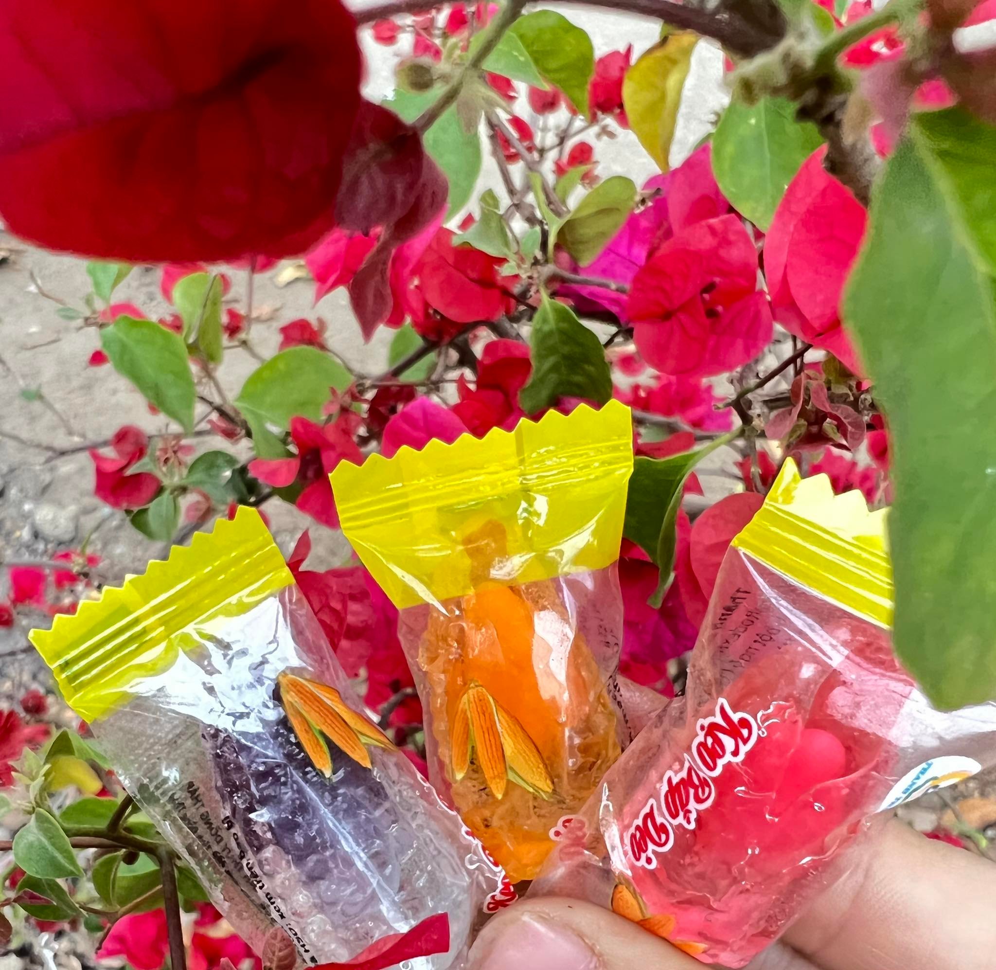 500GR KẸO DẺO BẮP (NGÔ ) NHÂN TAN CHẢY MIX VI