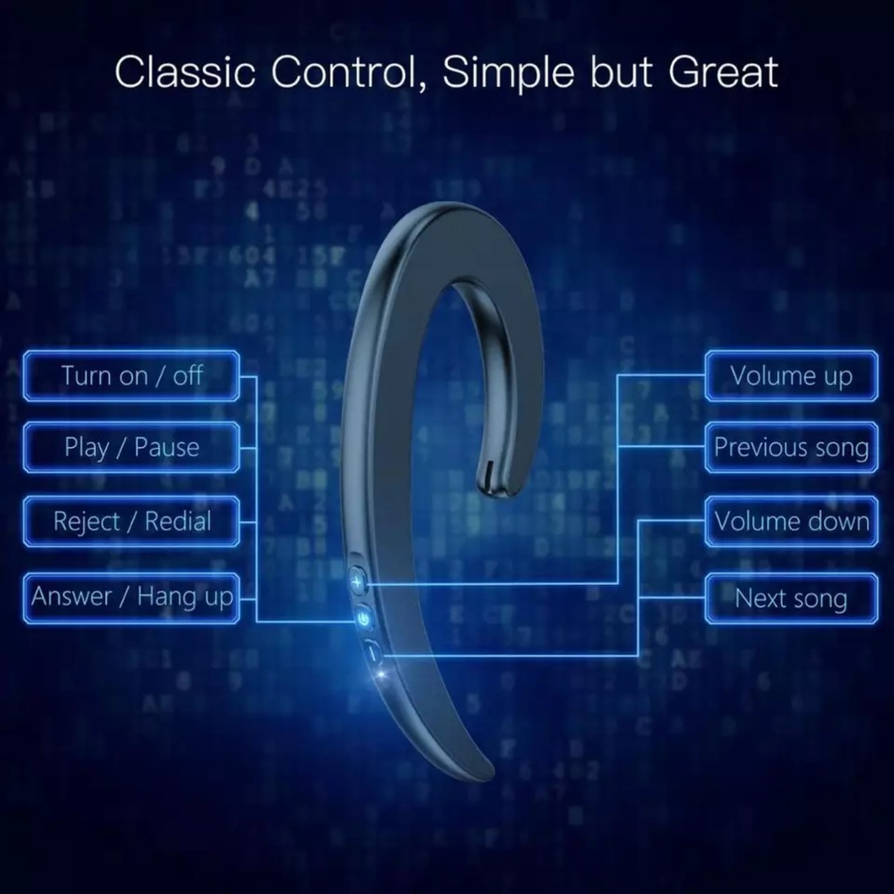 Tai nghe bluetooth JAKCOM ET kiểu dáng độc lạ
