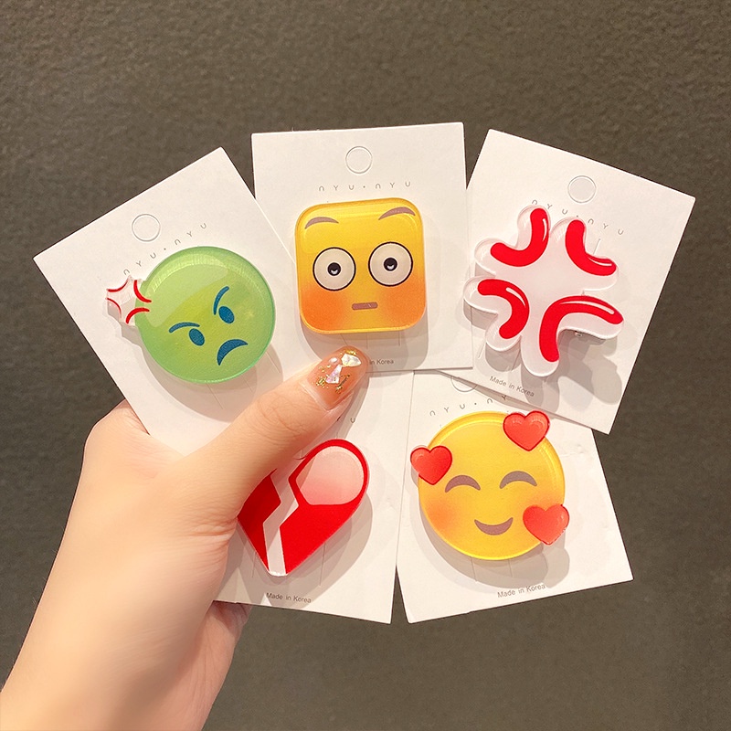 KẸP TÓC ICON CẢM XÚC CUTE