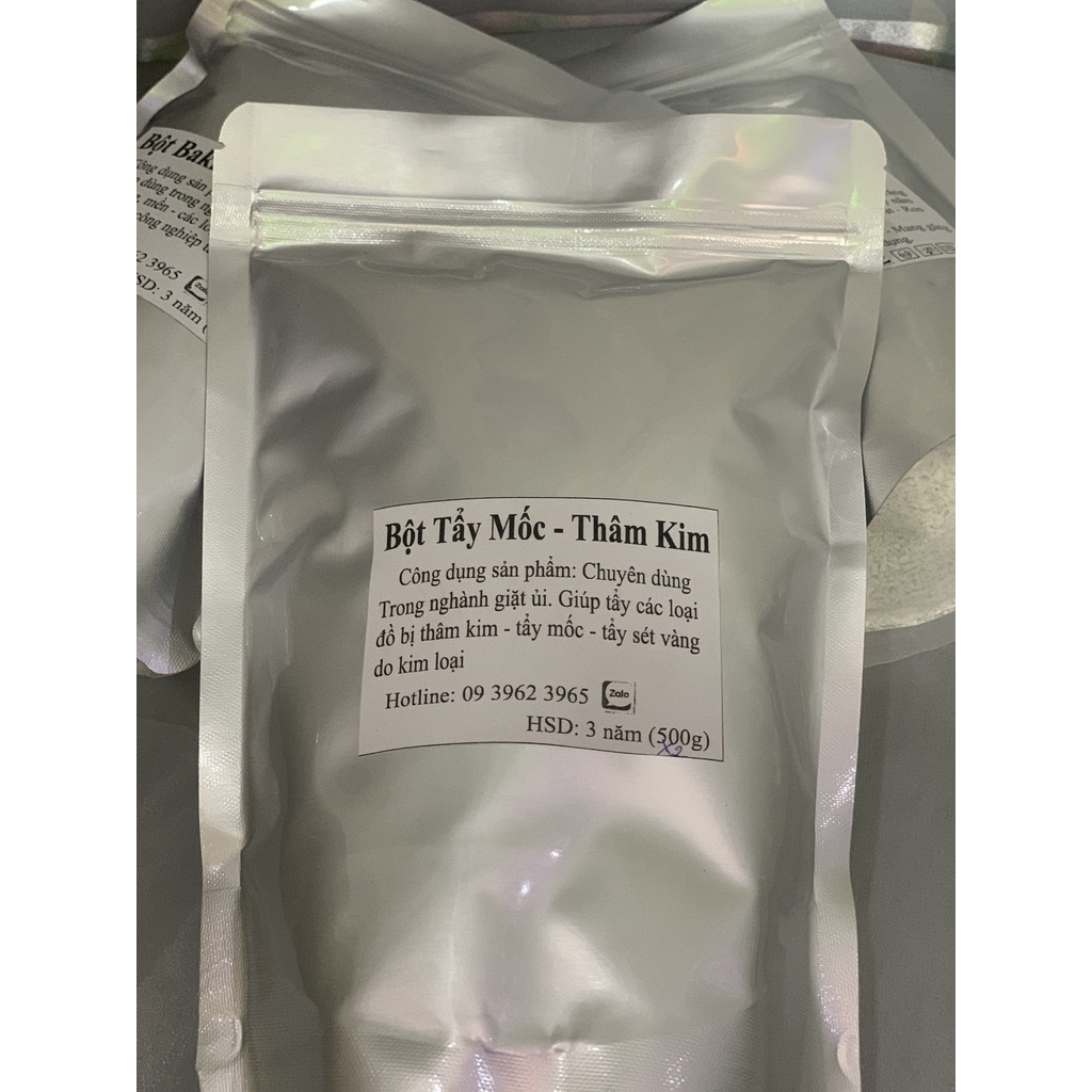 Bột Tẩy móc , tẩy thâm kim  dành cho giặc ủi ( Lê Tú)
