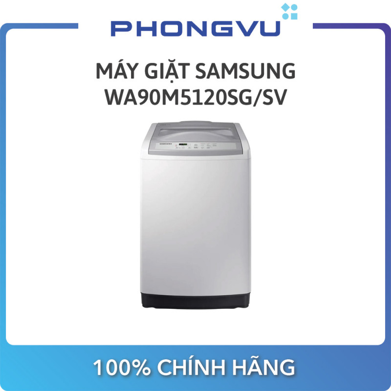 Máy giặt Samsung 9 kg WA90M5120SG/SV - Bảo hành 24 tháng chính hãng